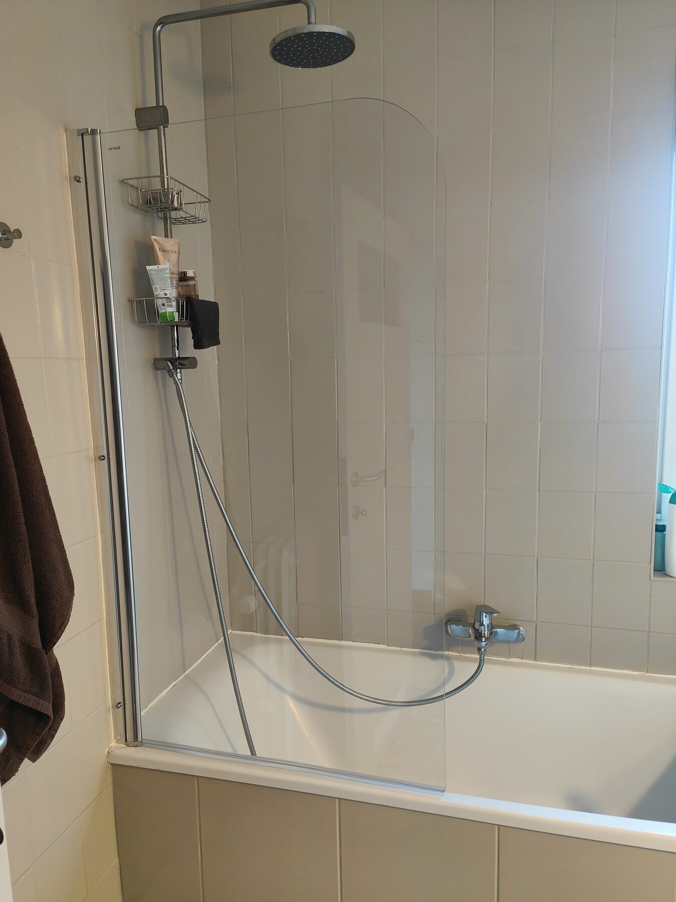 Changement vitre de douche